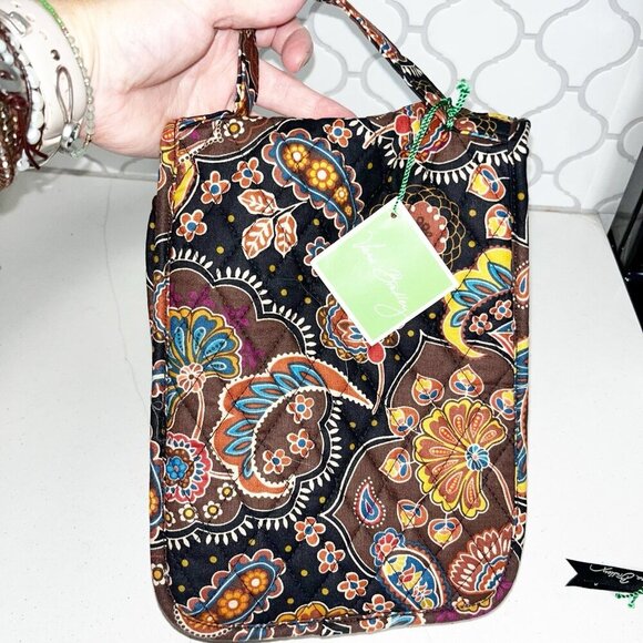 NWT Vera Bradley Insulated Lunch Tote and ID Case Wallet Cafe Latte Set - Picture 2 of 8